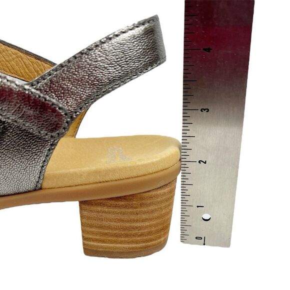 Dansko Tansy Gunmetal Silver Heeled Sandals 39 - Picture 9 of 10